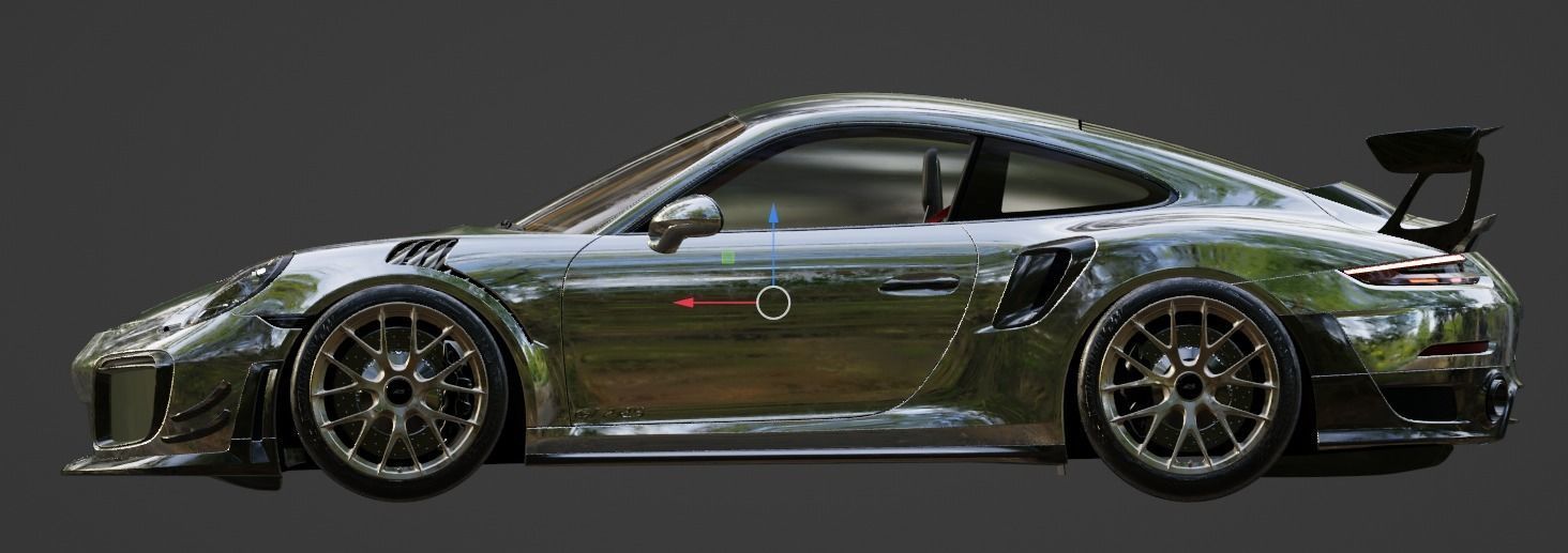 porsche gt2rs 3D model_1