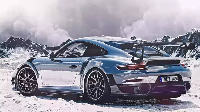 porsche gt2rs 3D model
