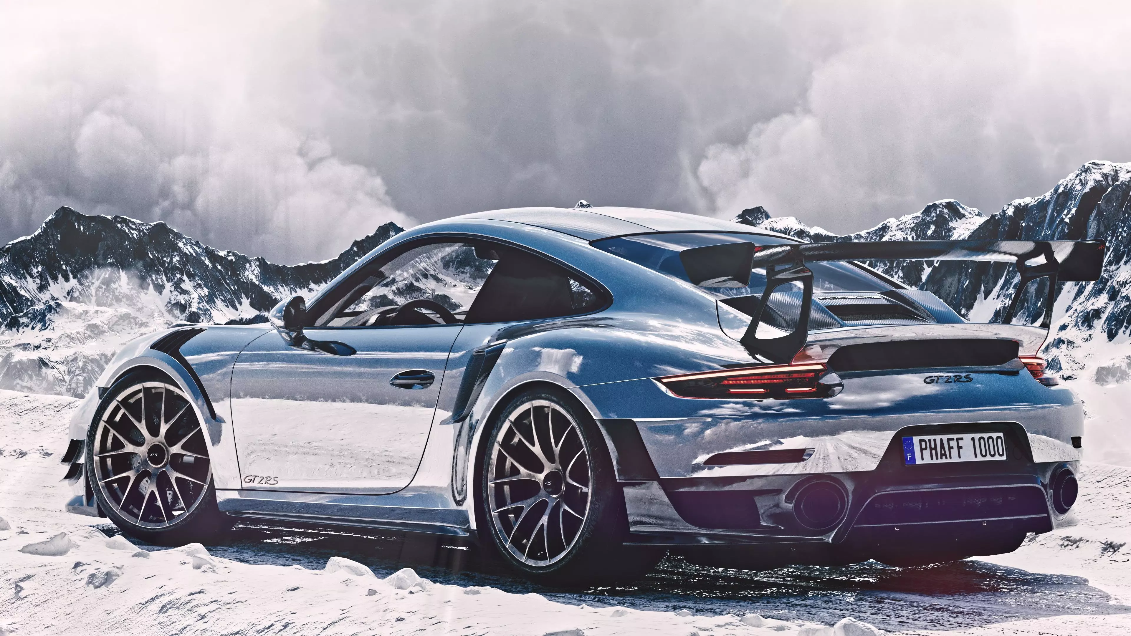 porsche gt2rs 3D model_0