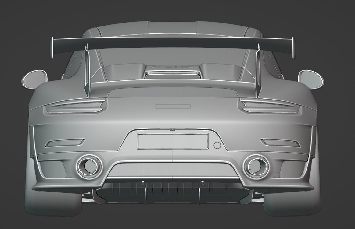 porsche gt2rs 3D model_7