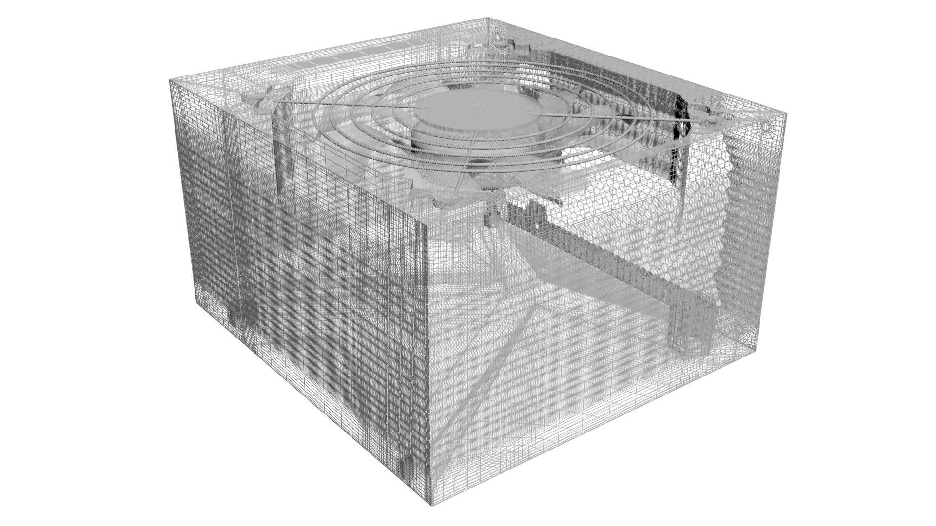 Black Power Supply Unit 3D model_15