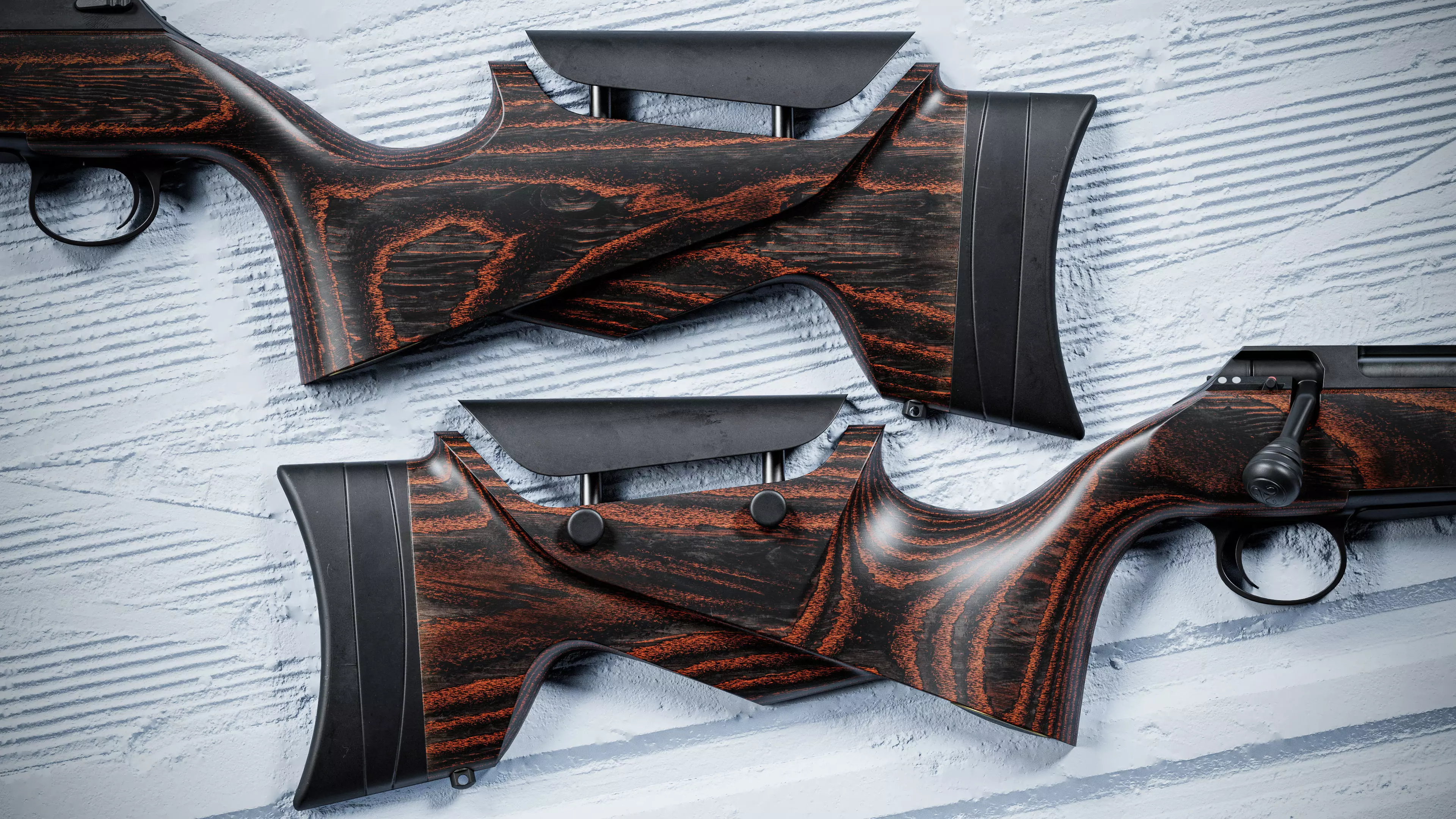 S100 Fieldshoot Sniper Rifle Low-poly 3D model_6