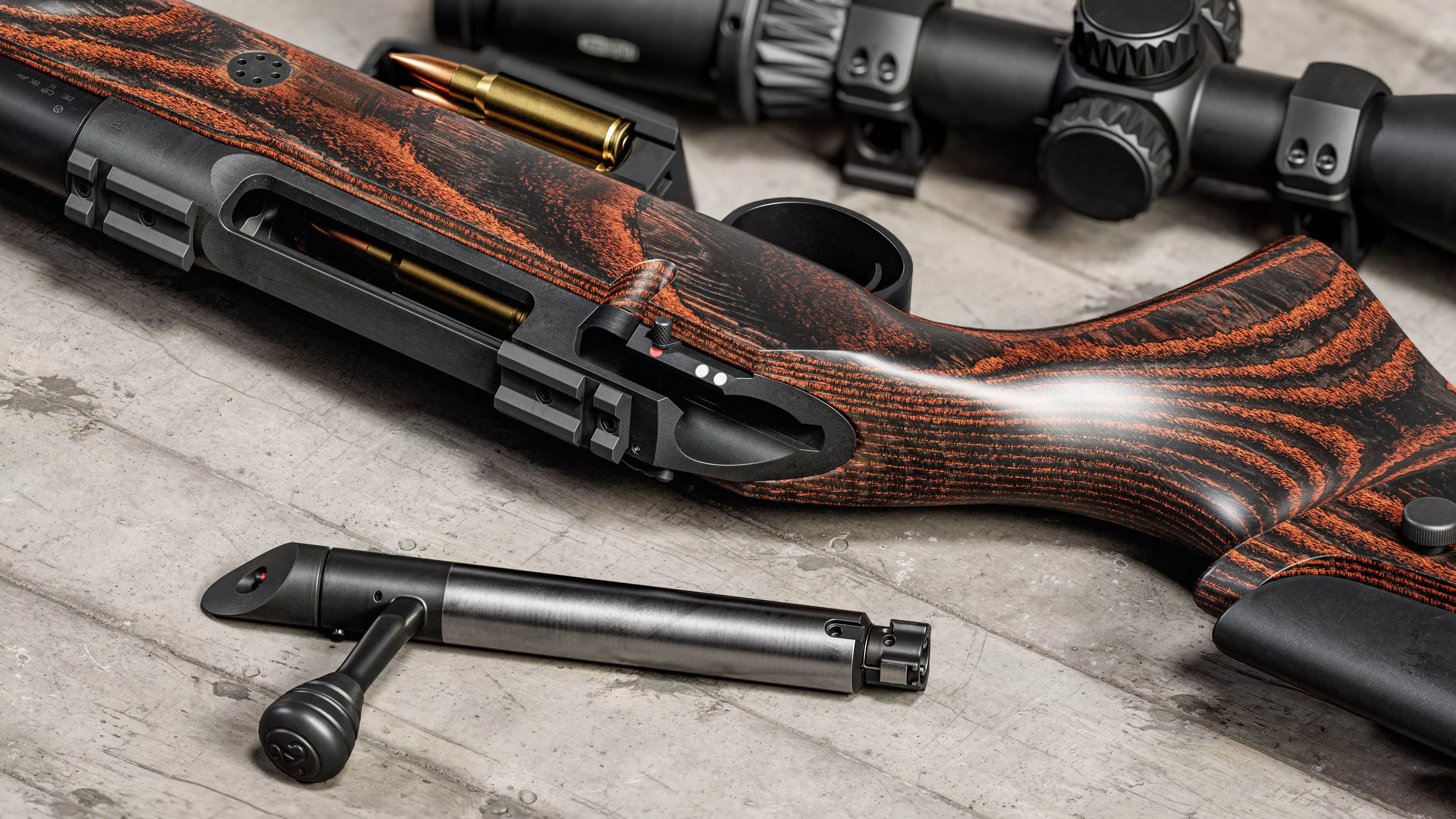 S100 Fieldshoot Sniper Rifle Low-poly 3D model_2