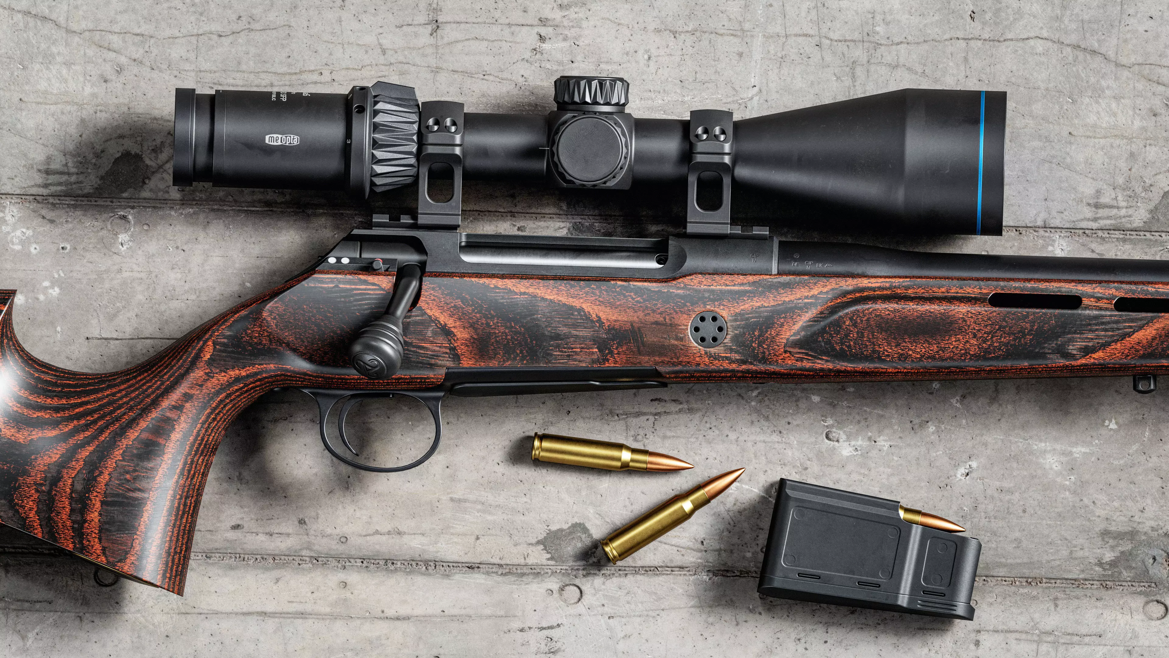 S100 Fieldshoot Sniper Rifle Low-poly 3D model_0