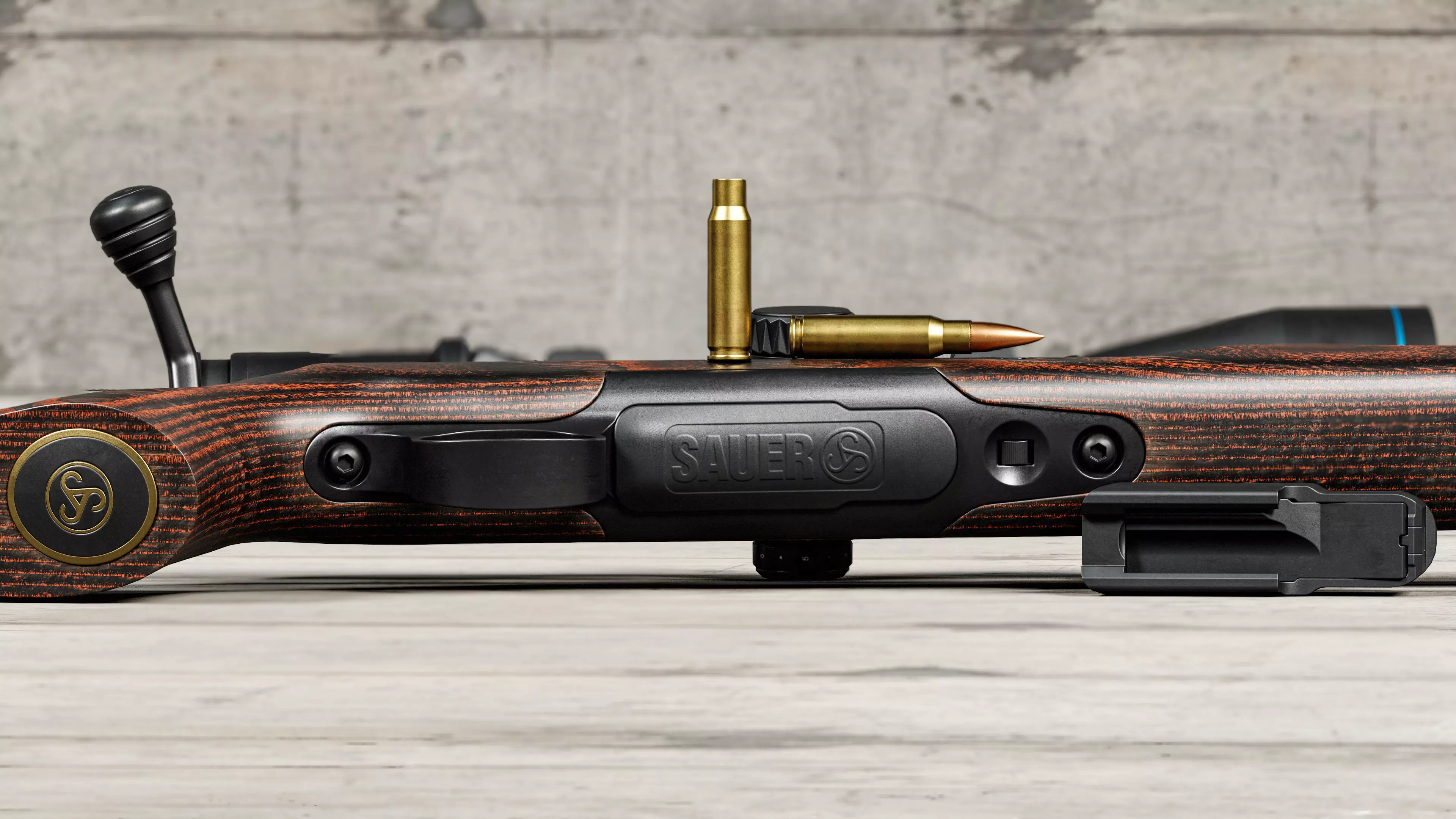 S100 Fieldshoot Sniper Rifle Low-poly 3D model_4