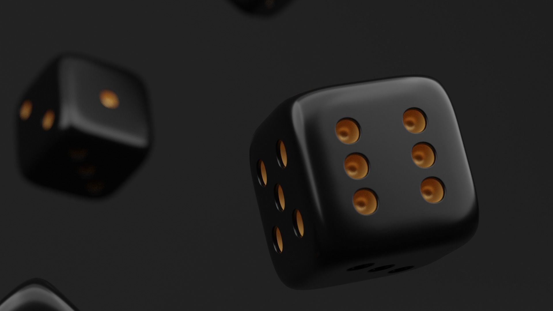 Roleplaying Dice Low-poly 3D model_8
