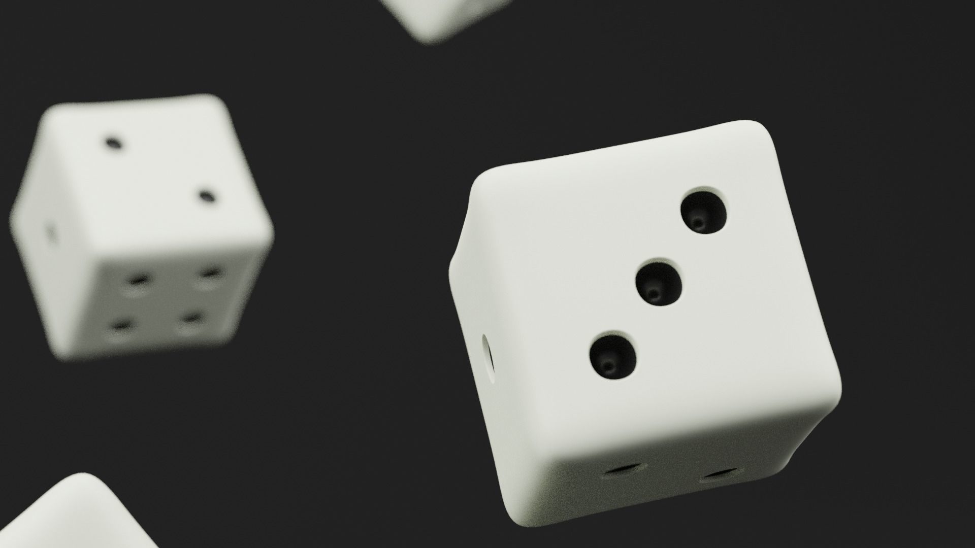 Roleplaying Dice Low-poly 3D model_7