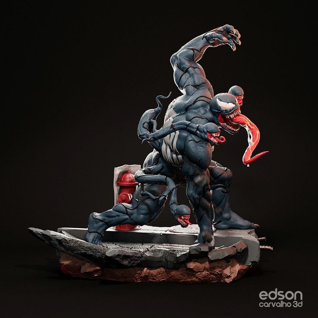 Venom 3D print model_4