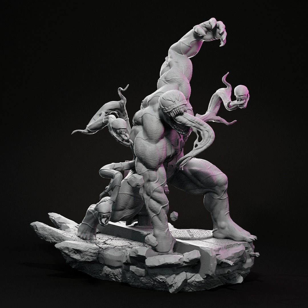 Venom 3D print model_9