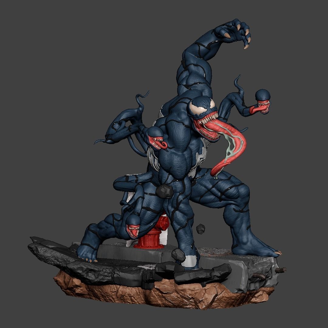 Venom 3D print model_7