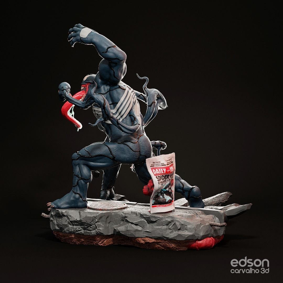 Venom 3D print model_2