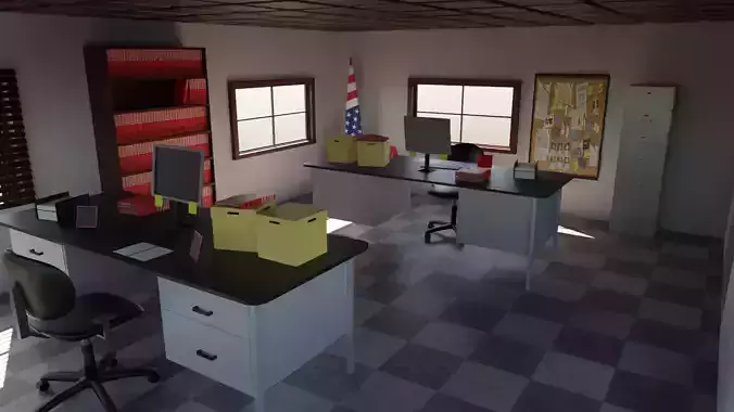 Police Station interior