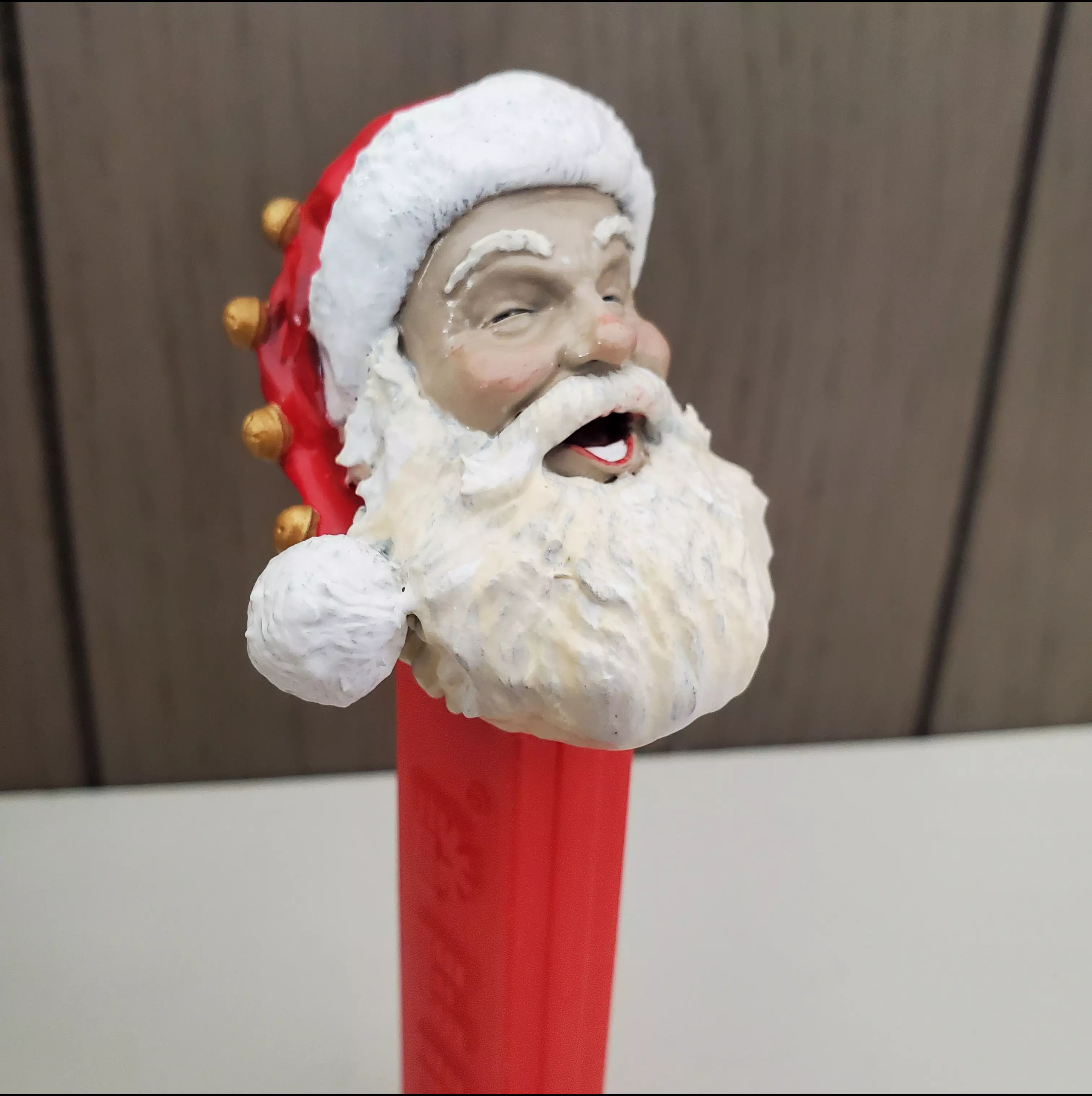 Custom Santa Head PEZ Top 3D print model_0
