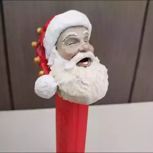Custom Santa Head PEZ Top 3D print model