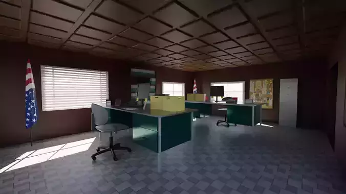 Police Station interior