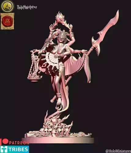 Daemons of lust herald of lust 3D File Logo 3D print model
