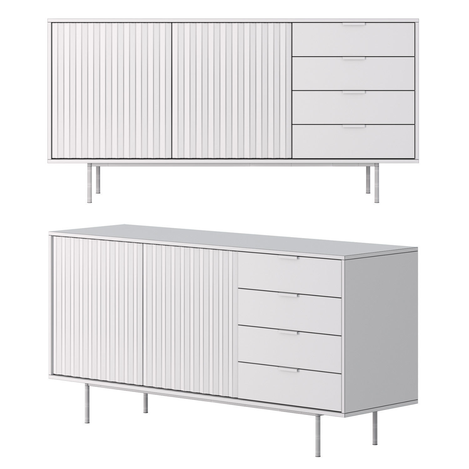 Sierra Sideboard By Teulat 3D model_1