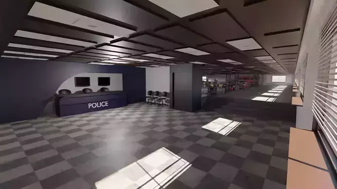 Police Station interior 