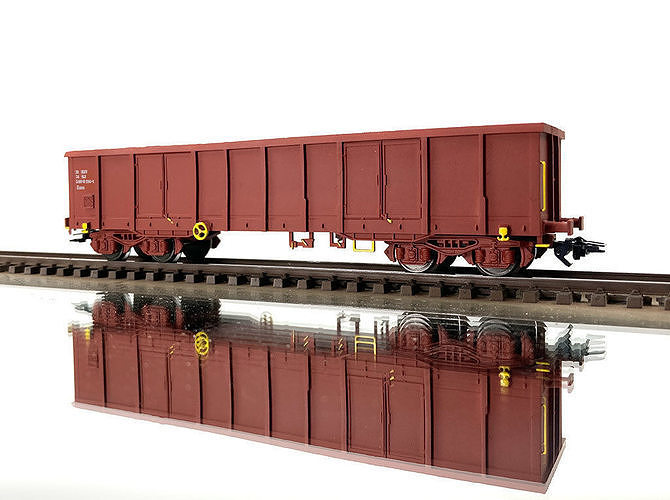 ROLLS-0042 SJ Litt Eaos Gondola freight car in H0-scale 3D print model 2