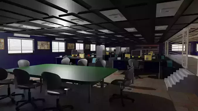 Police Station interior 