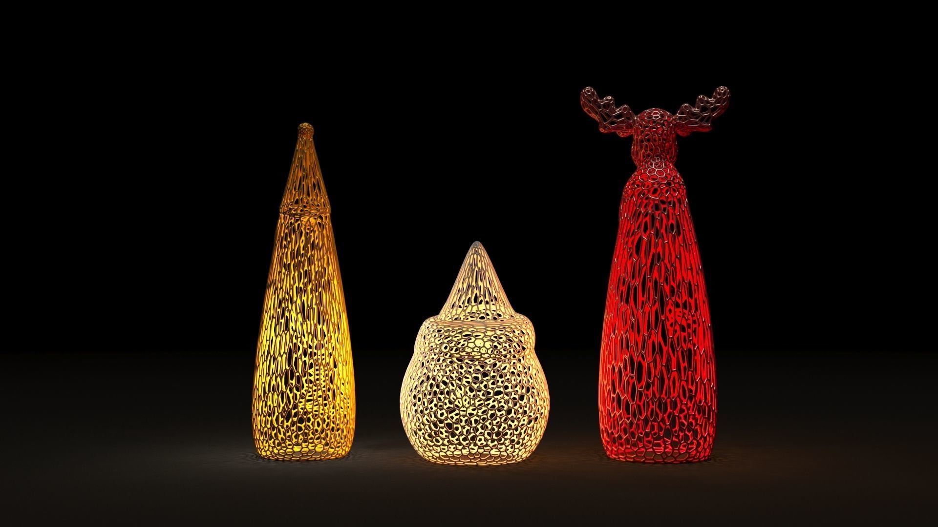 Christmas decor set 3D print model_13