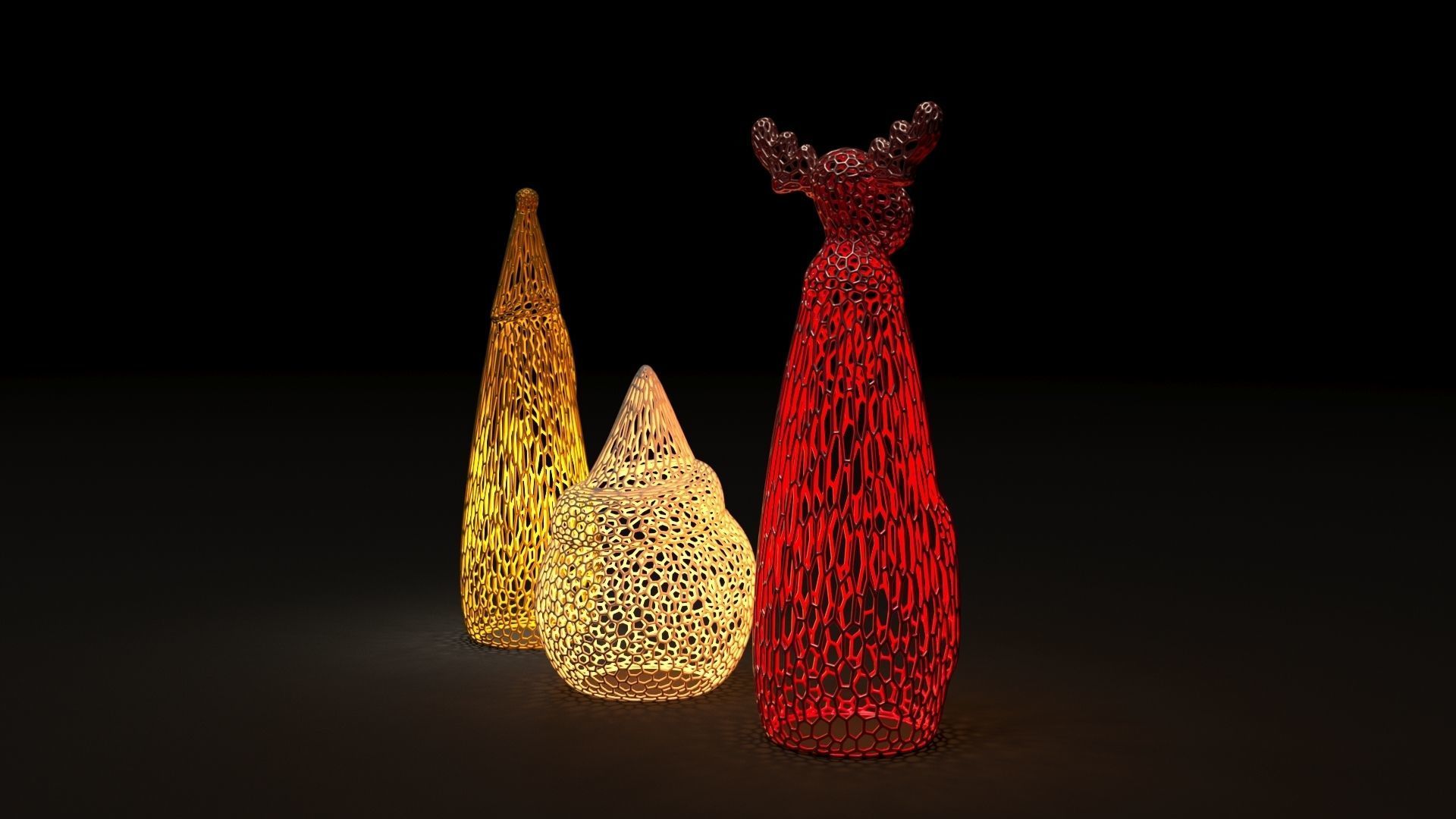 Christmas decor set 3D print model_14