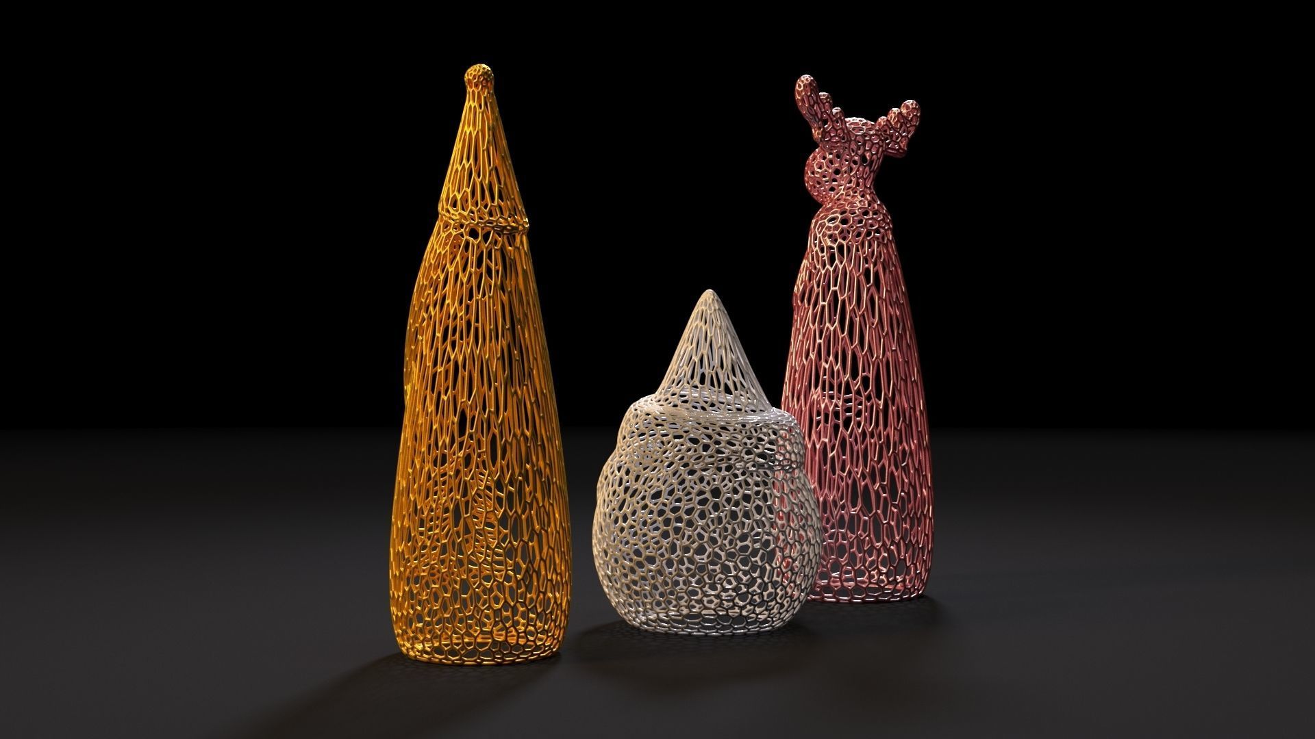 Christmas decor set 3D print model_4