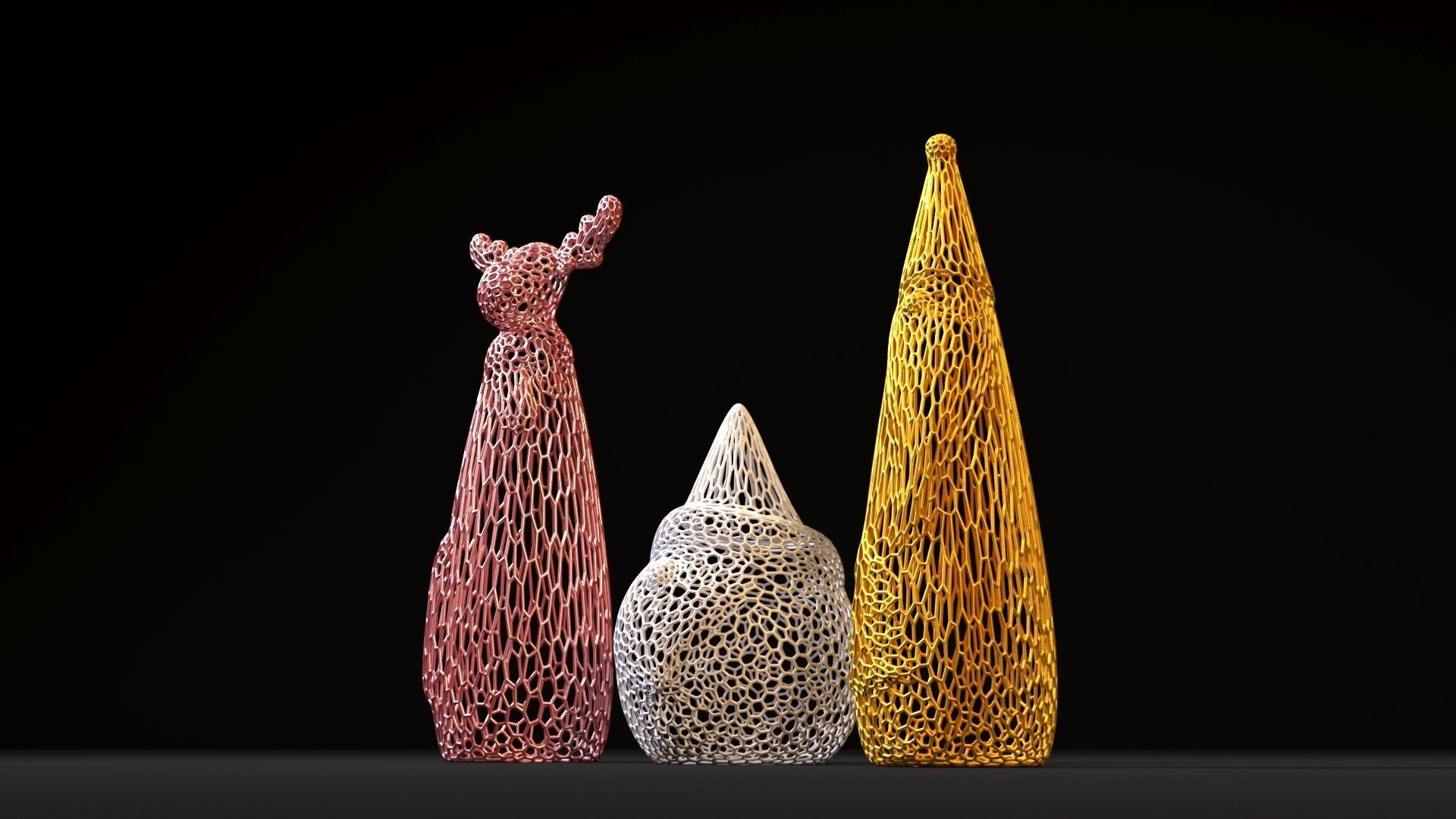 Christmas decor set 3D print model_9