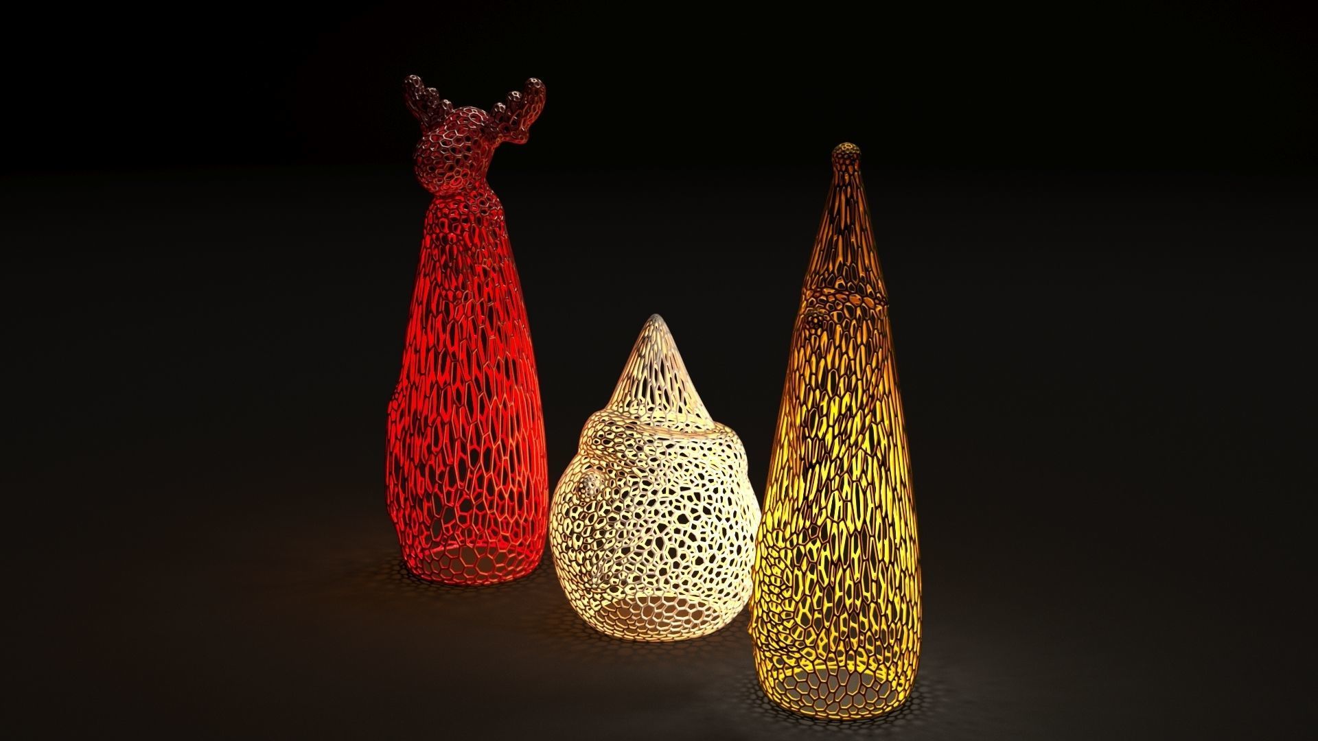 Christmas decor set 3D print model_10