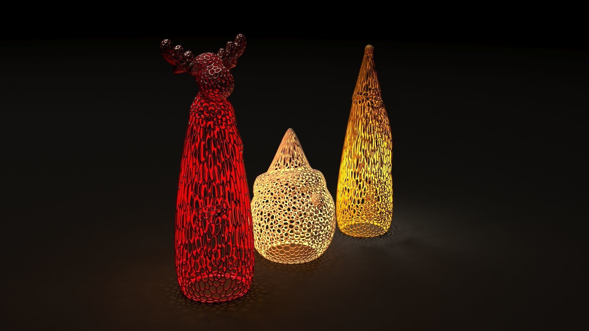 Christmas decor set 3D print model_16