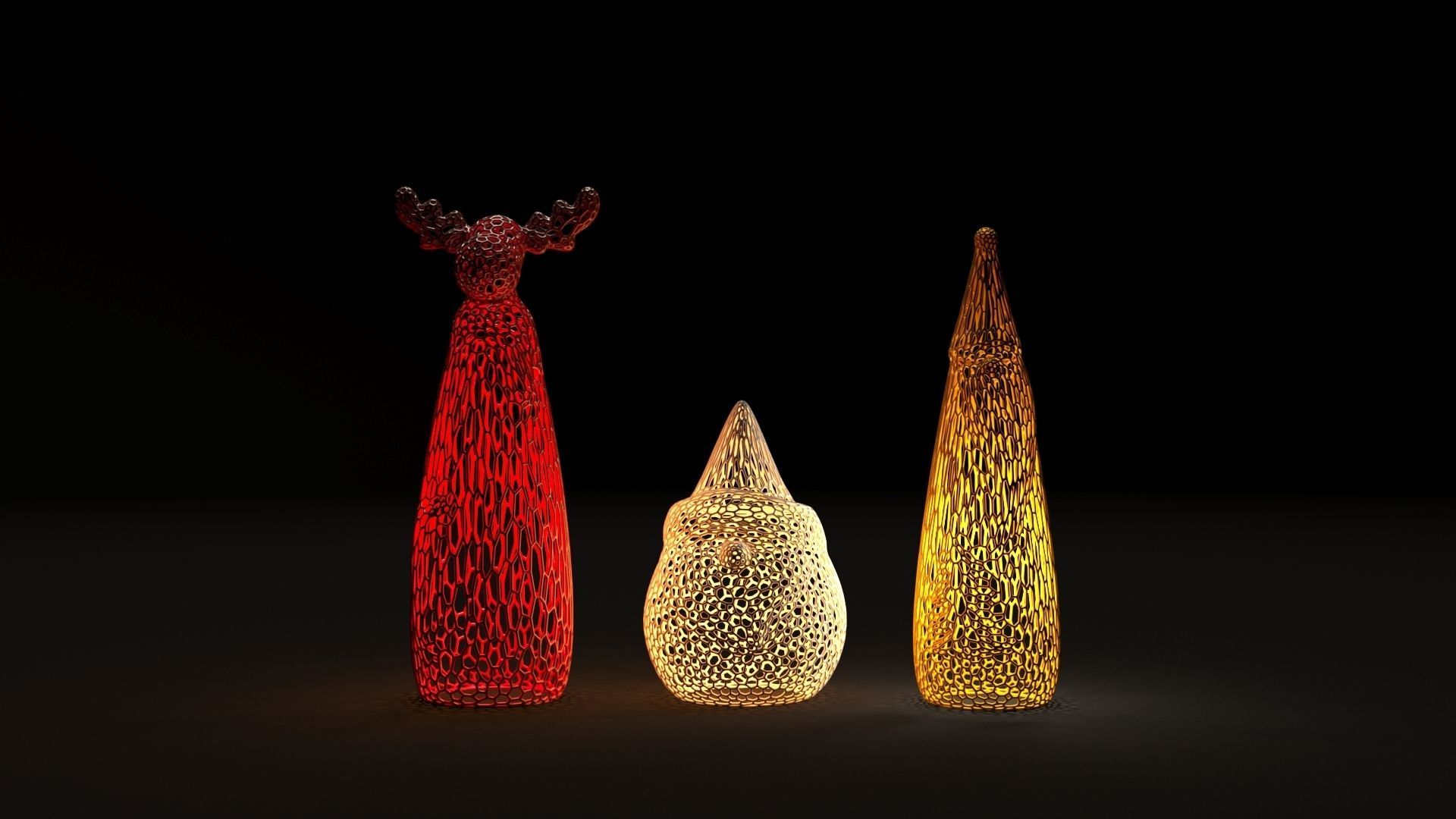 Christmas decor set 3D print model_17