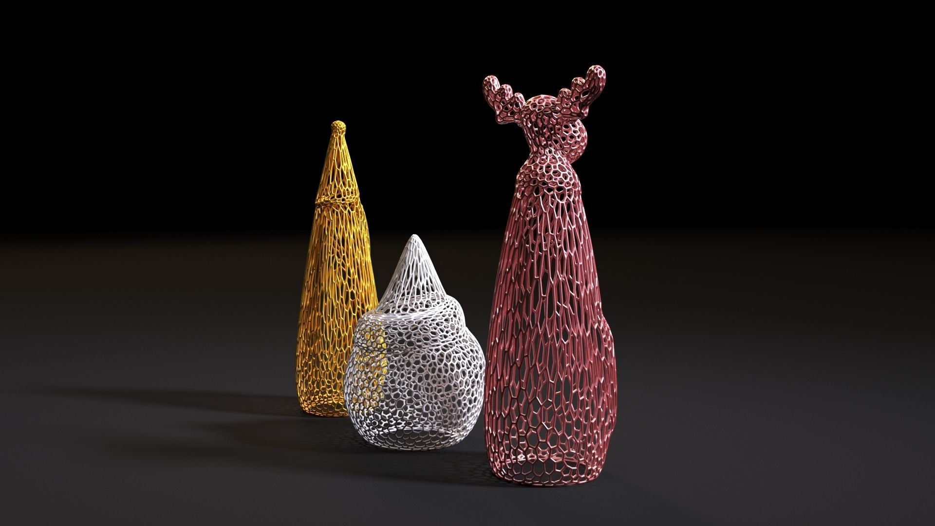 Christmas decor set 3D print model_6