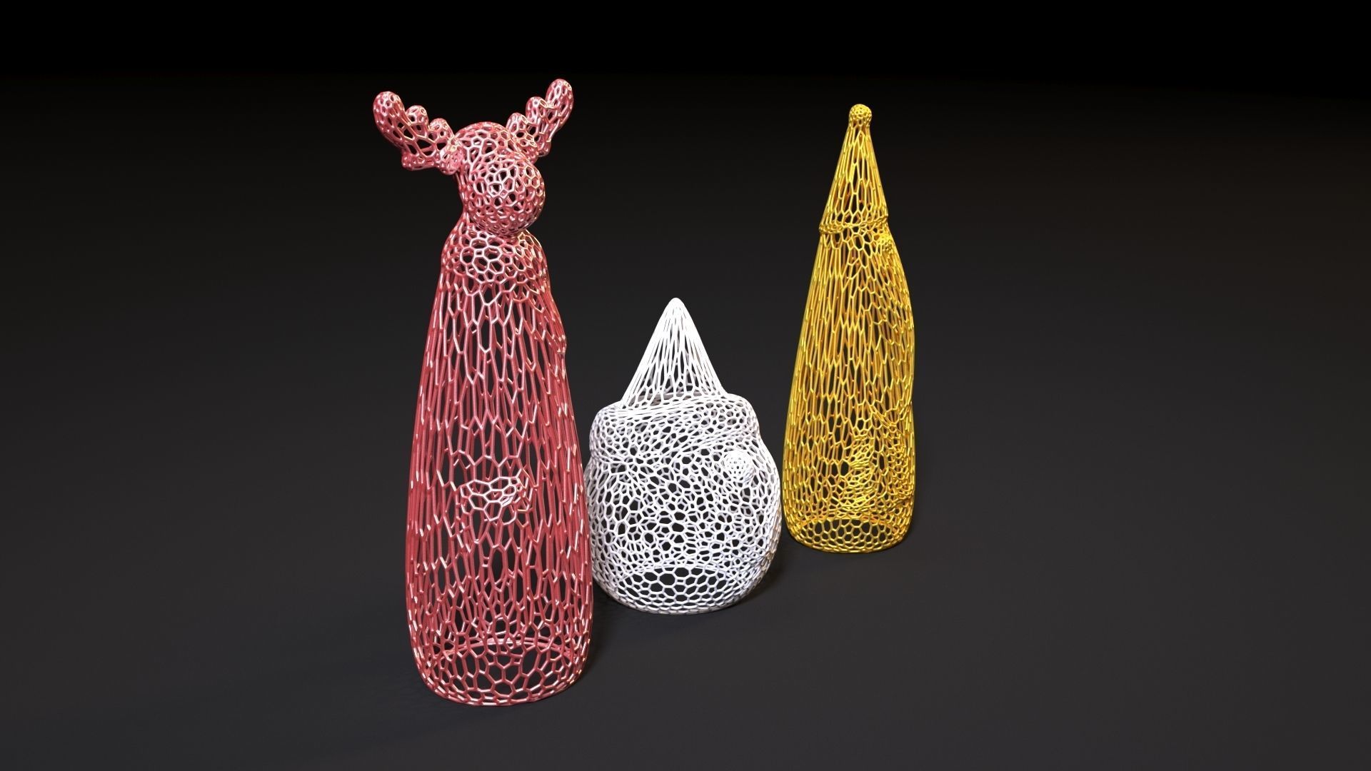 Christmas decor set 3D print model_2