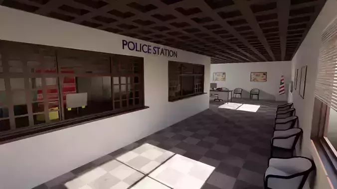 Police Station interior