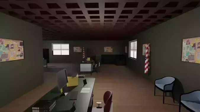 Police Station interior