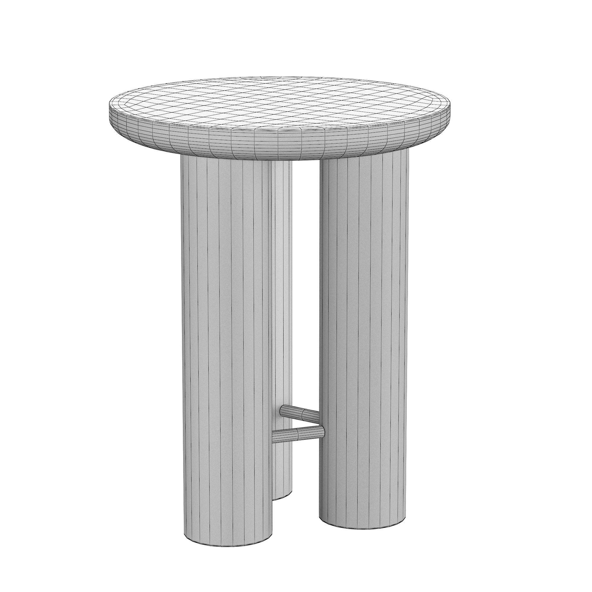 Antropologia Side Table 3D model_4