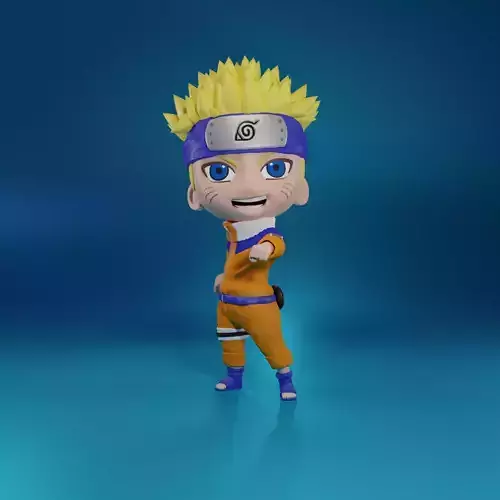 NARUTO CHIBI 3D print model