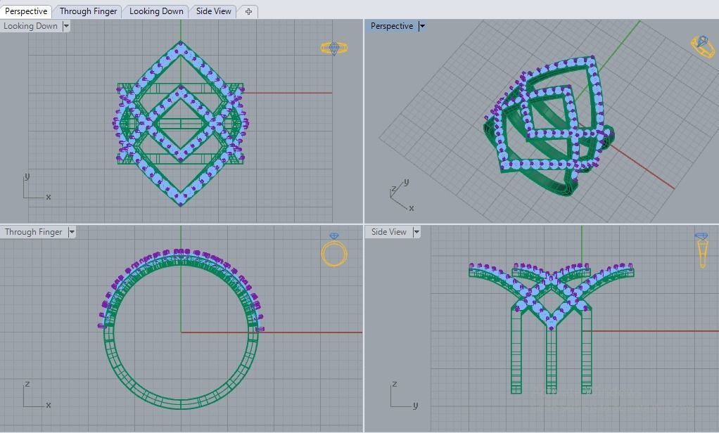 sympol ring 3D print model_4