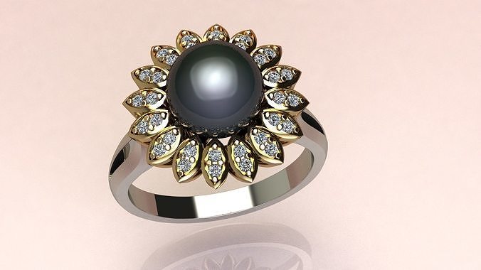 Ring  chamomile Free 3D print model