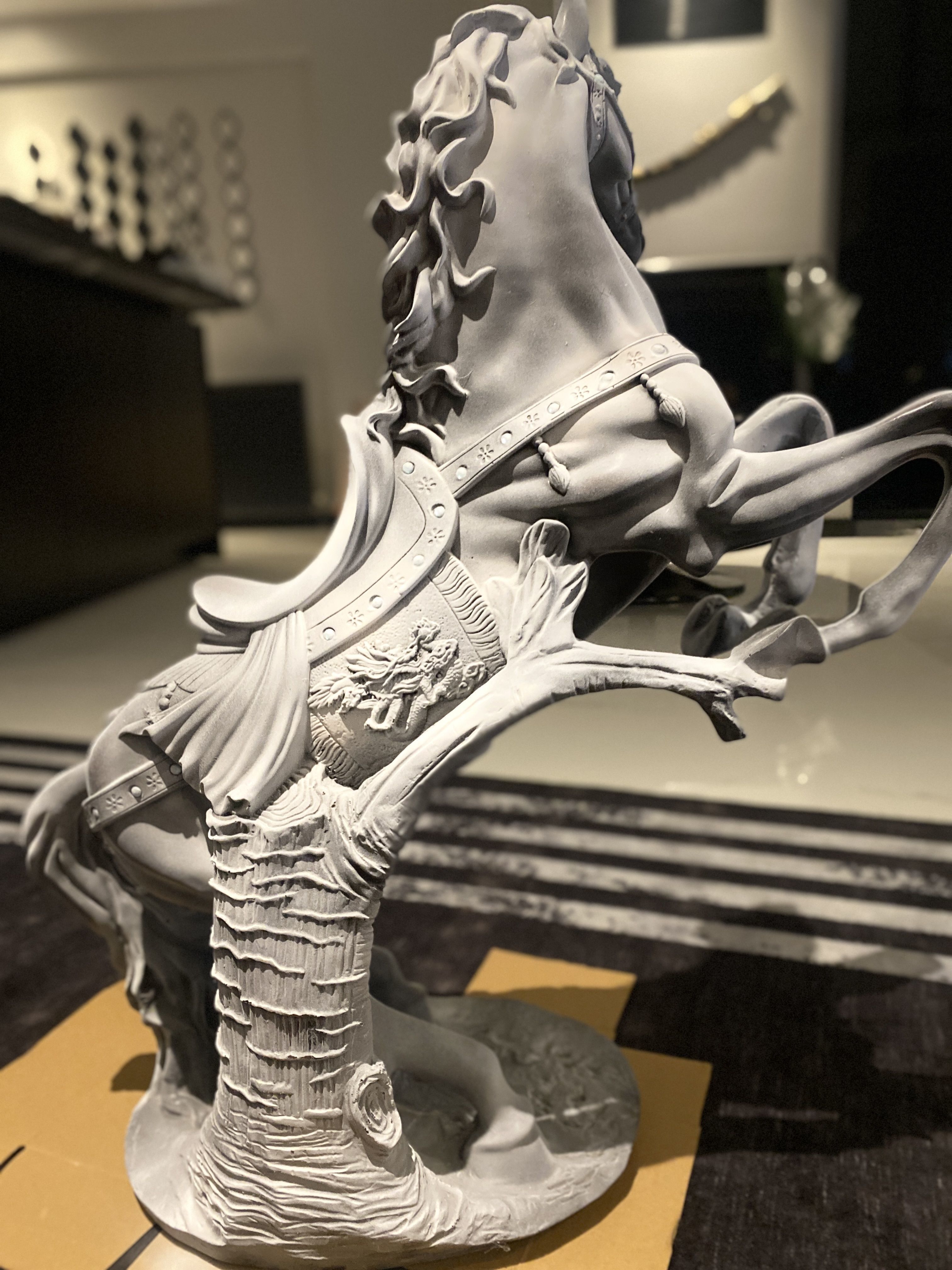 Statue Horse 3D print model_2