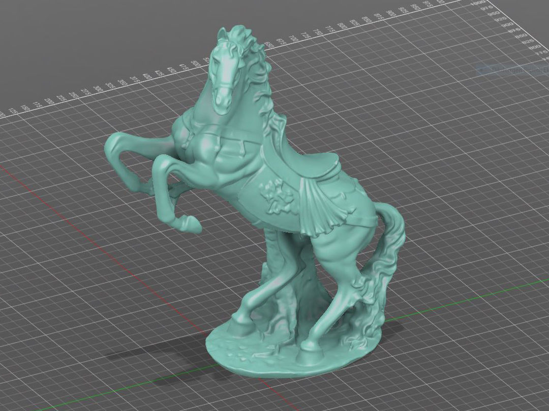 Statue Horse 3D print model_5