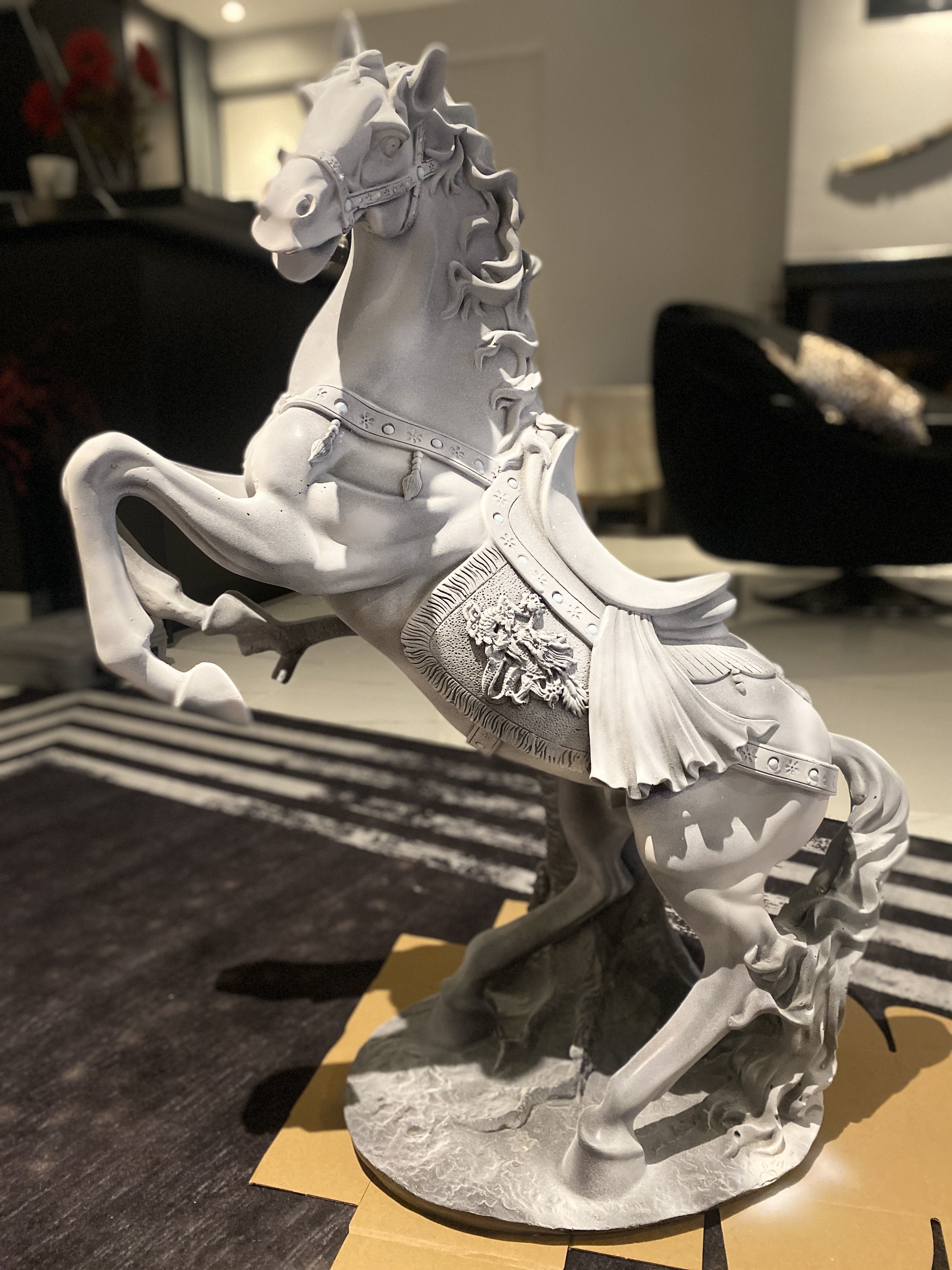 Statue Horse 3D print model_3