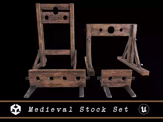 Medieval Stock Pack 3D Model Collection