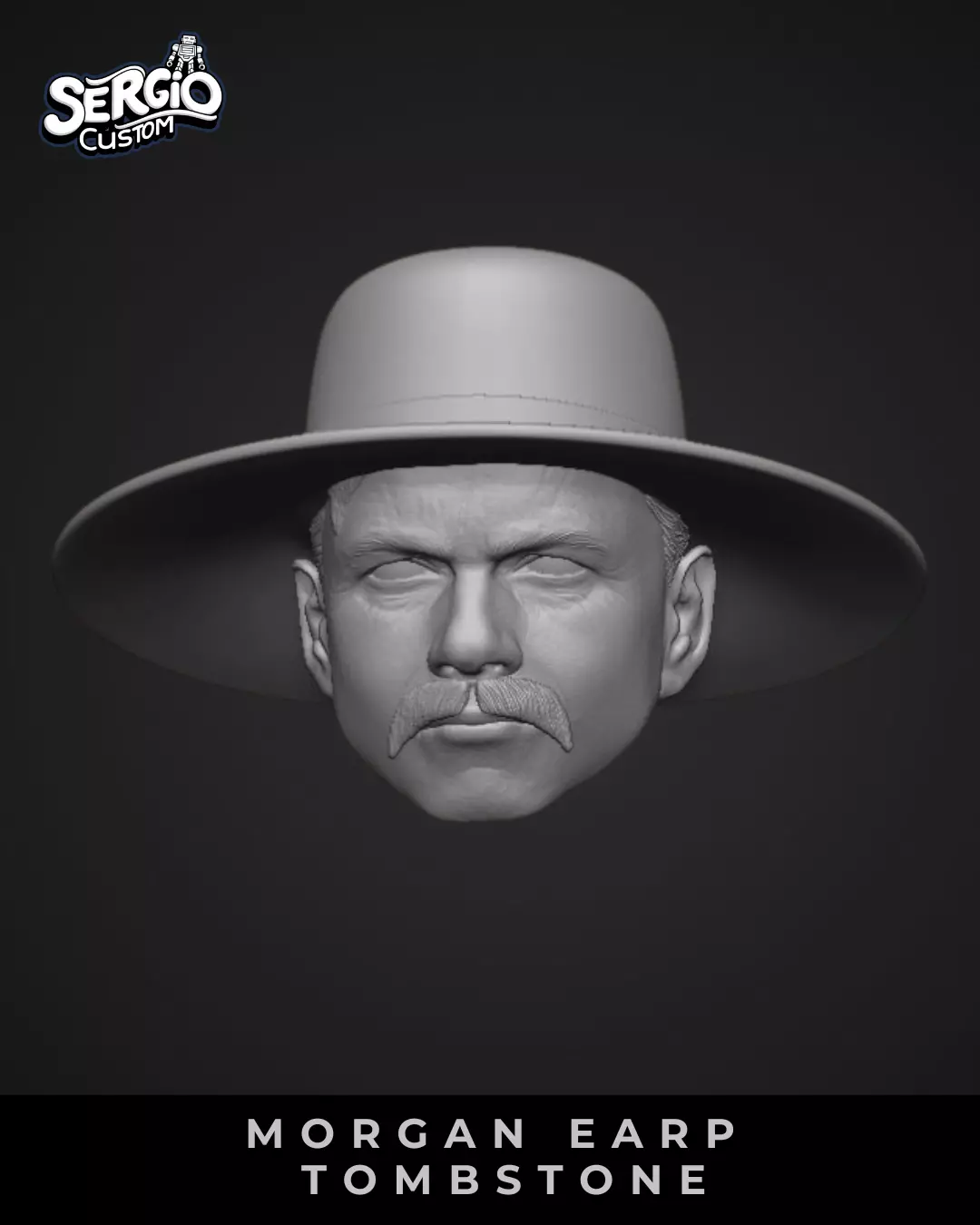 Morgan Earp - Tombstone 3D print model