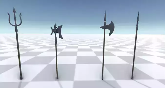 Medieval Poleweapon set