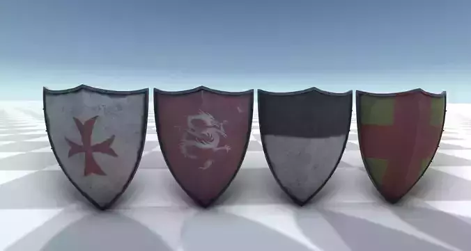 Medieval Shield Set