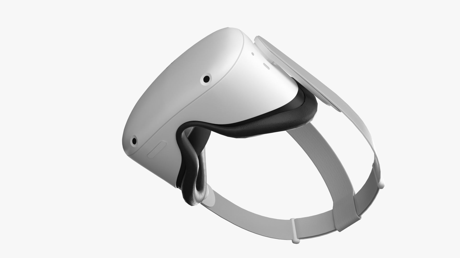 Meta Quest 2 with Meta Quest Touch controllers 3D model_6