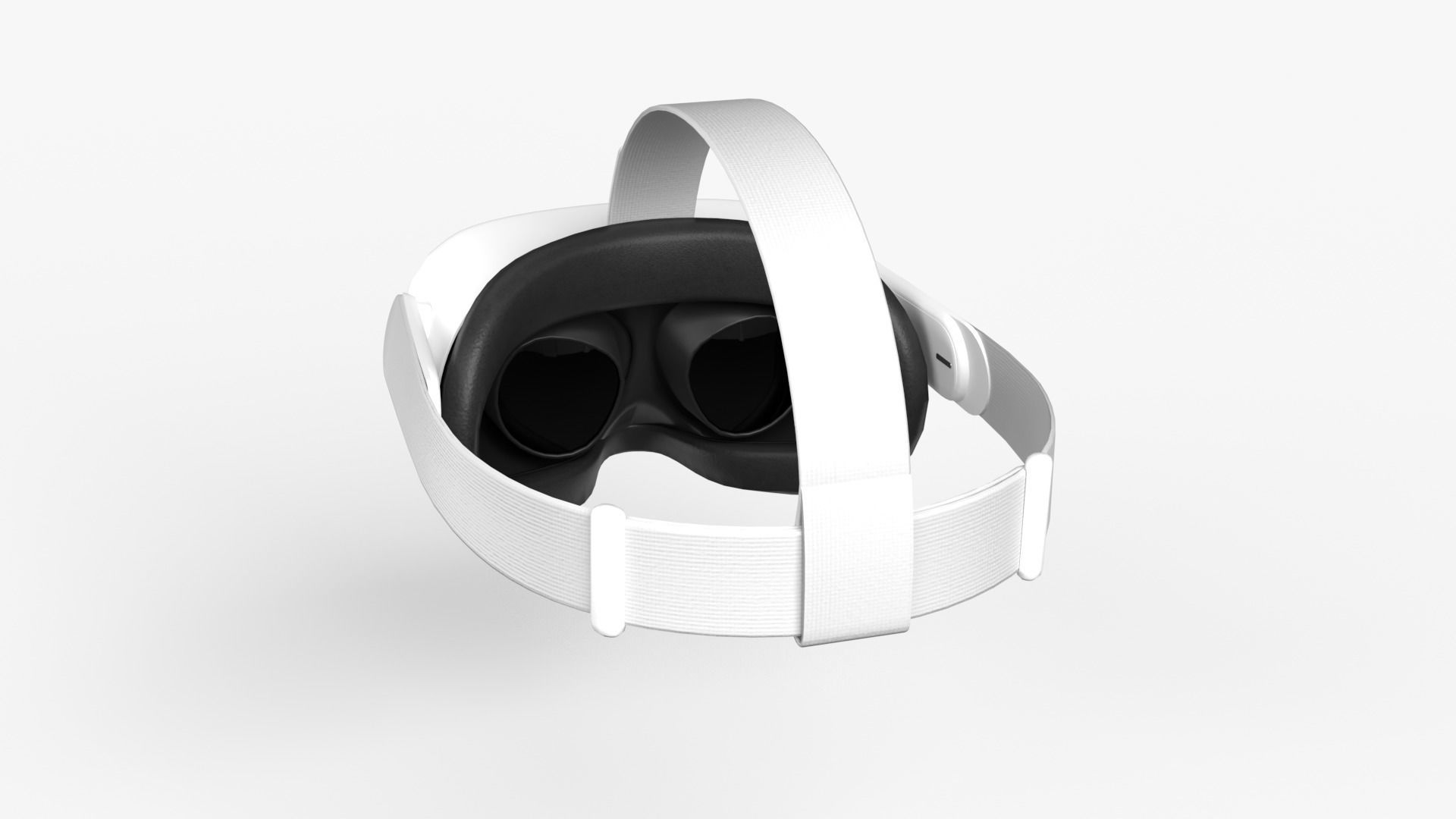 Meta Quest 2 with Meta Quest Touch controllers 3D model_3