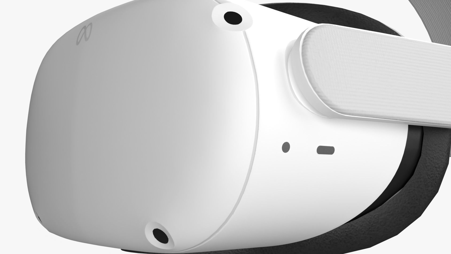 Meta Quest 2 with Meta Quest Touch controllers 3D model_5