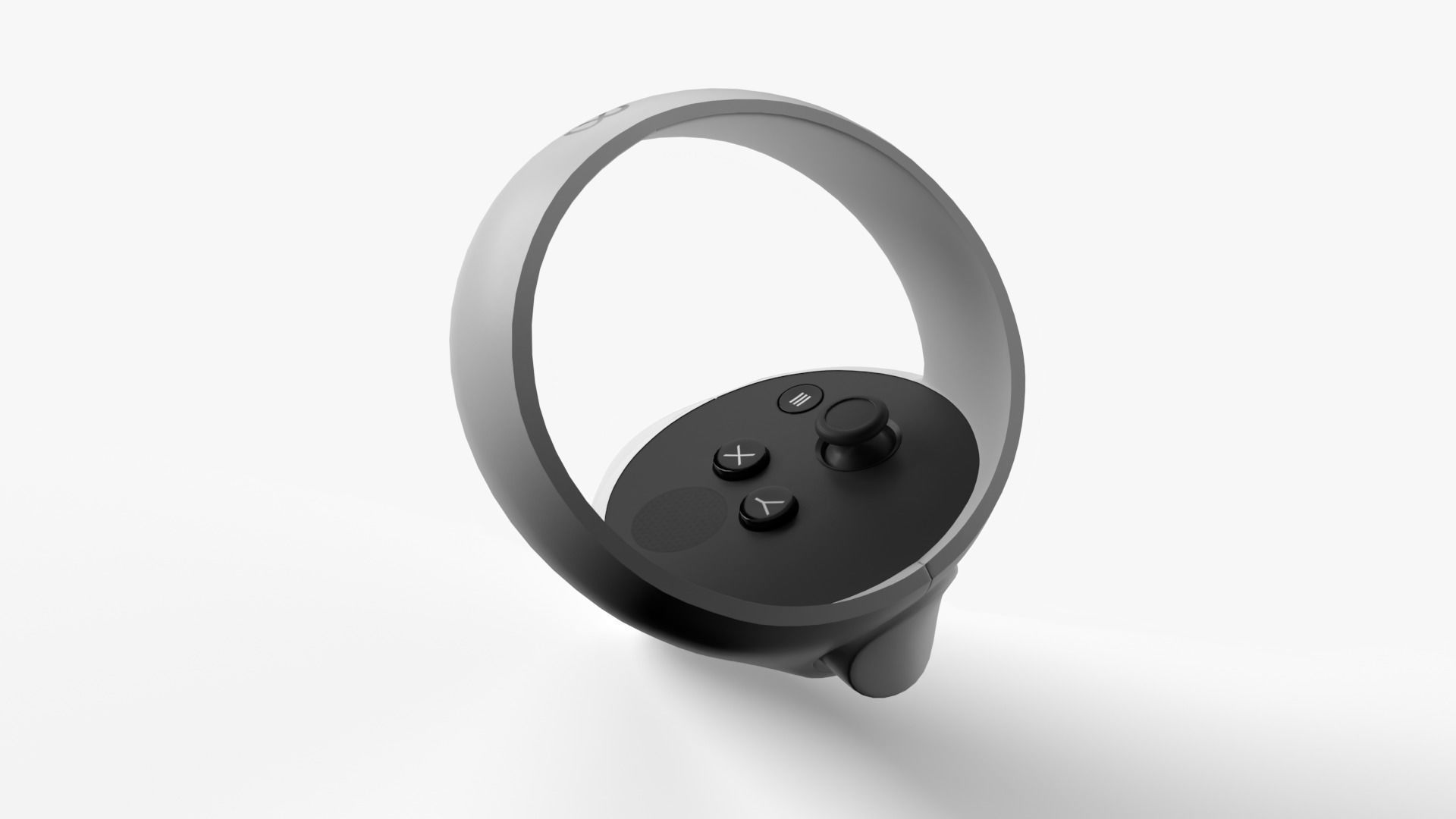 Meta Quest 2 with Meta Quest Touch controllers 3D model_9